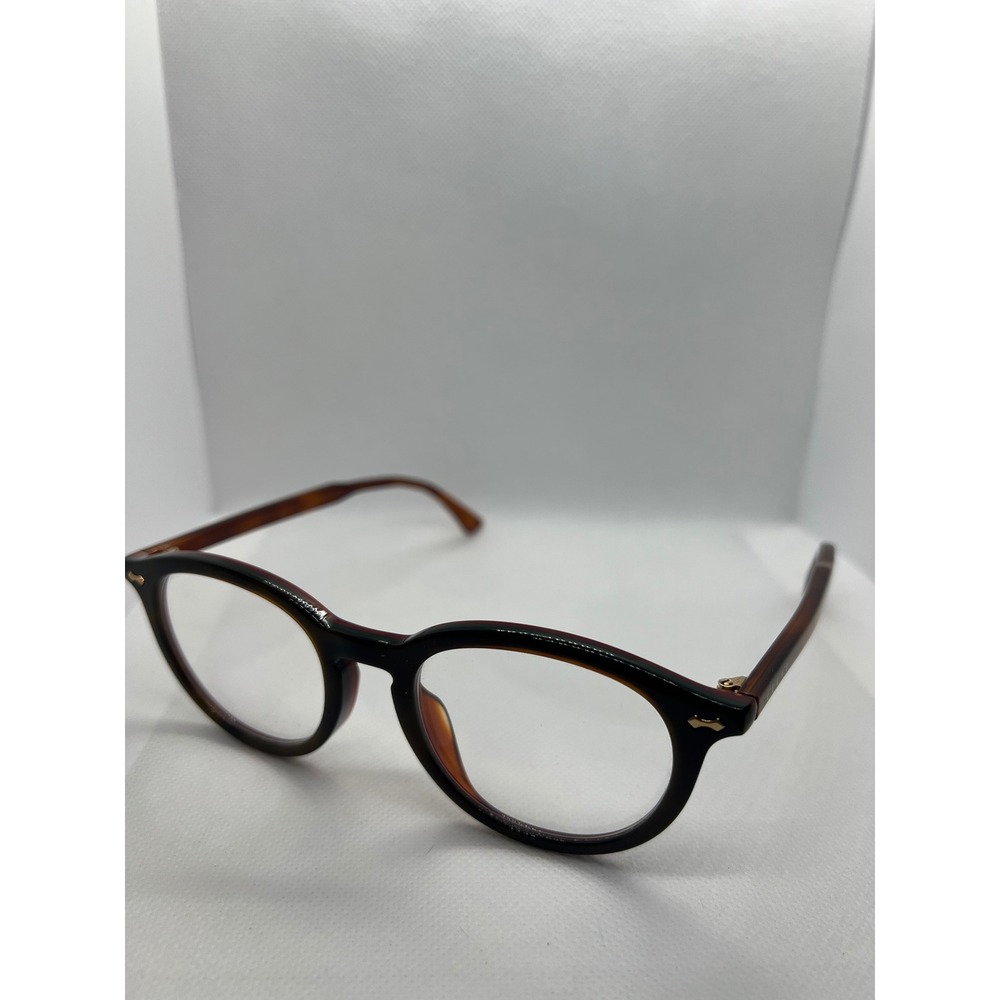 Gucci Eyeglasses Designer Frames Round‎ Brown Tortoise Shell